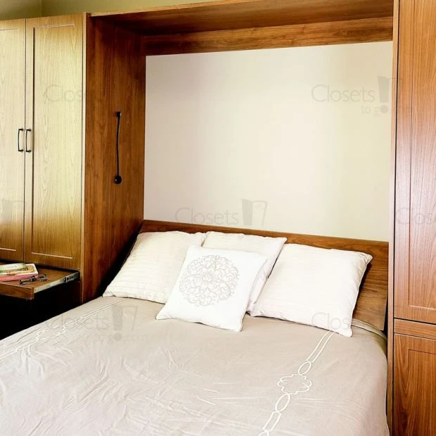 An image of a Wall Bed - Murphy Bed - Walnut Amati slide 3