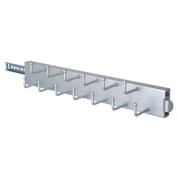 An image of a Capella Tie Rack PS-296-DC in Dull Chrome slide 1