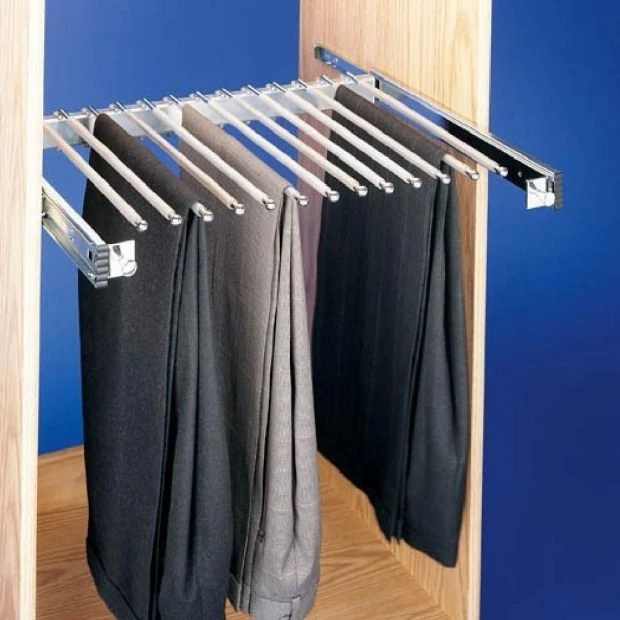 An image of a Rev-A-Shelf 24-inch Pull-Out Pant Organizer slide 2