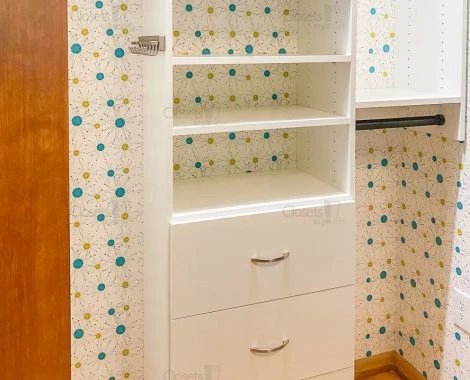 An image of a Reach In Closet with Dots - Oxford White slide 6