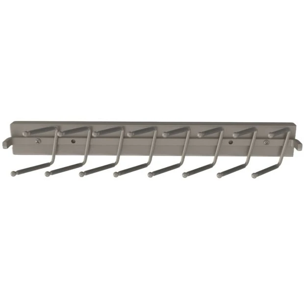 An image of a Rev-A-Shelf Pop-Out Tie Rack in Dull Chrome slide 1