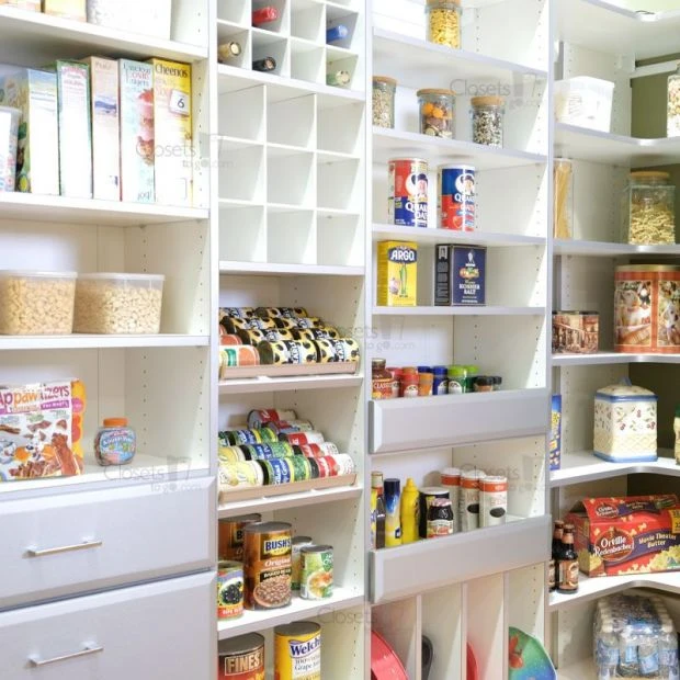 An image of a Walk In Pantry with LED - Silver Frost slide 3