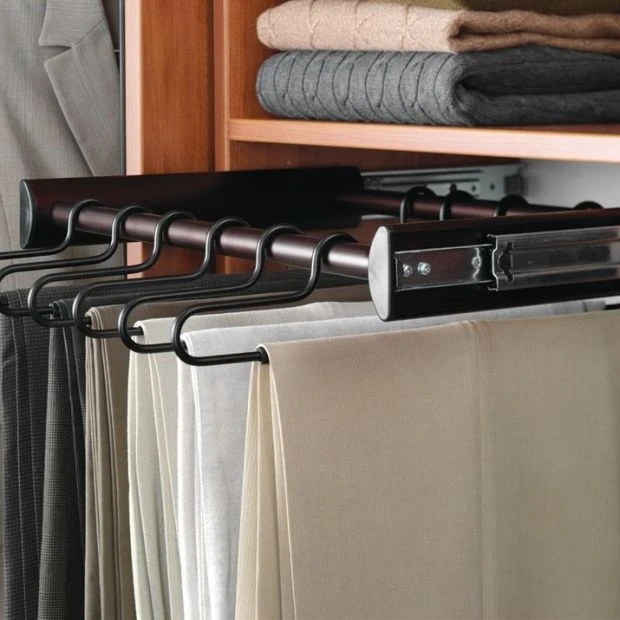 An image of a Hafele Pants Rack Pull-Out slide 2