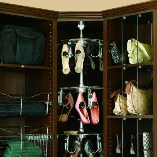 An image of a Rev-A-Shelf 5 Shelf Women's Lazy Shoe-Zen with Shaft