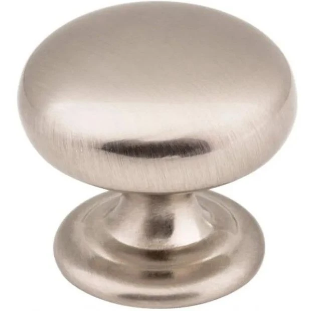 An image of a Hardware Resources Florence Knob, Satin Nickel