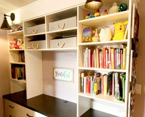 An image of a Open Wall Kids Storage - Oxford White slide 4