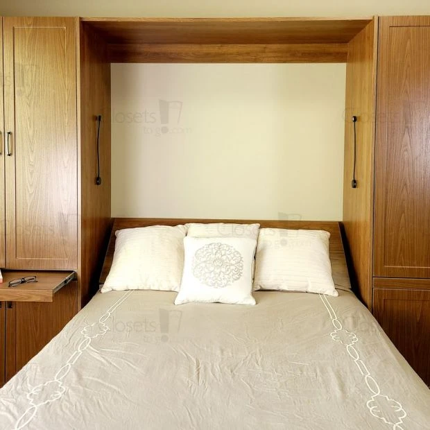 An image of a Wall Bed - Murphy Bed - Walnut Amati slide 5