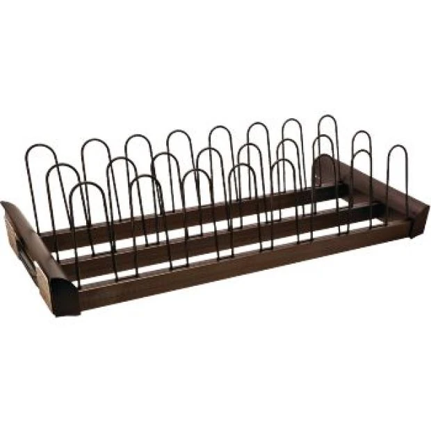 An image of a Hafele Shoe Rack, Oil Rubbed Bronze